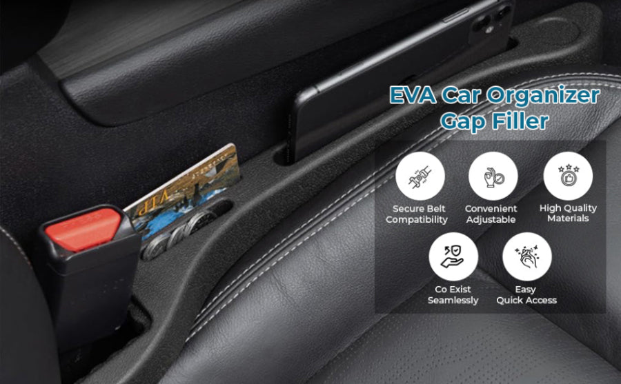 Car Seat Gap Filler EVA Car Organizer